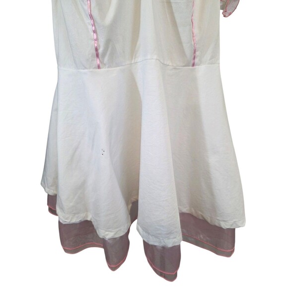 Dolls Kill Trickz N Treatz Costume Womans 3X White Heart Healer Nurse Read - Picture 3 of 10